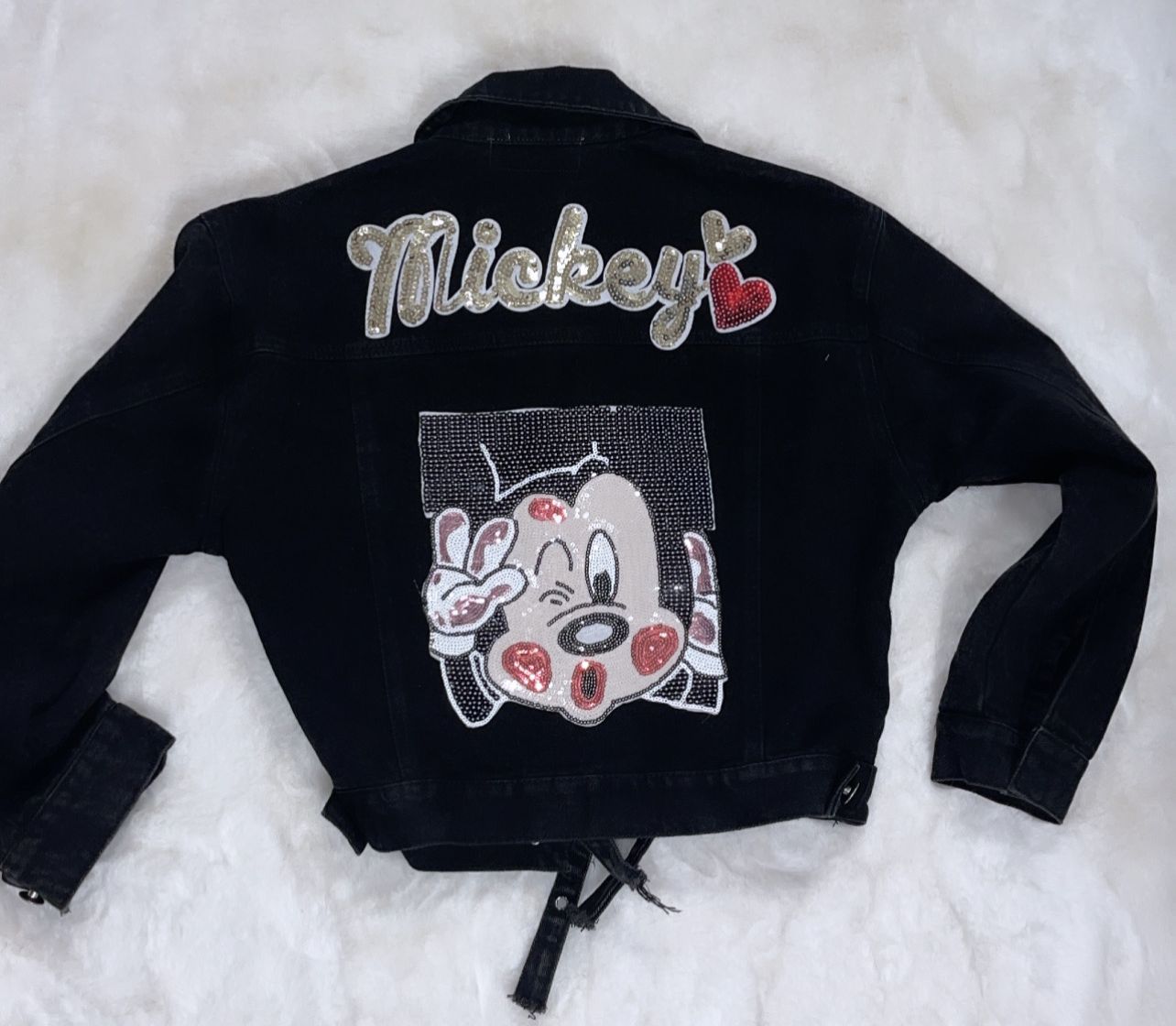 Black Mickey Mouse Jacket