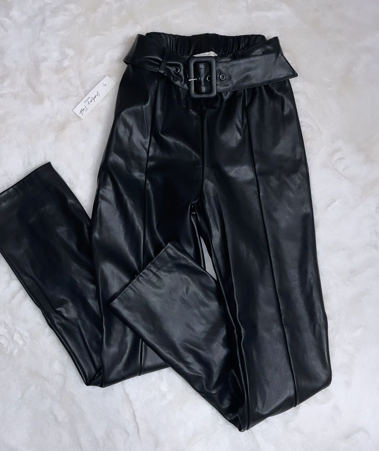 Black Leather Pants