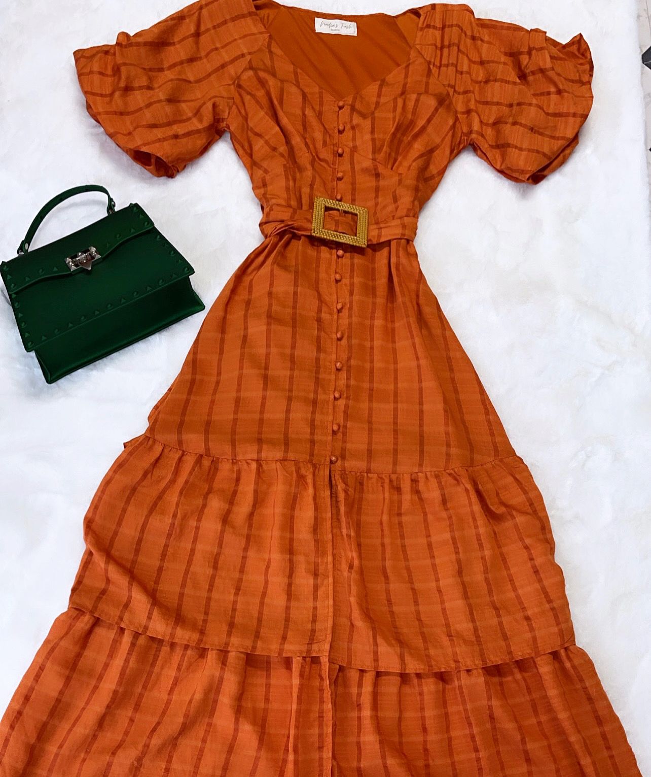 Brick Orange Dress